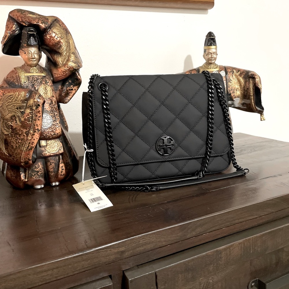 NEW LARGE Tory Burch Willa Matte/ shoulder bag